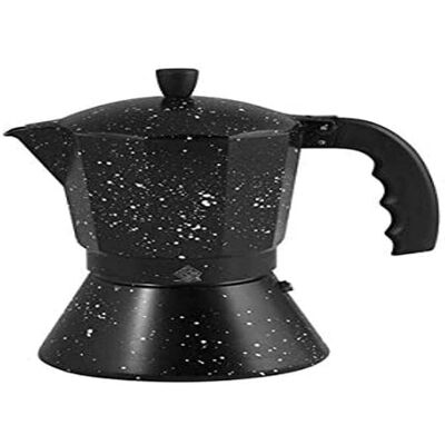 Cafetière en Aluminium pour Induction - 3 Tasses - Publicité Cafetière en Aluminium pour Induction - 3 Tasses - Publicité