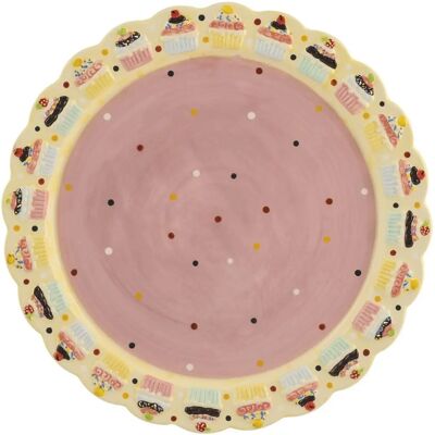 Plato de cerámica HO-ME - 34,5cm Bandeja Plato de cerámica HO-ME - 34,5cm Bandeja
