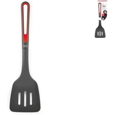 H&H Lifestyle Paletta forata in nylon Borghese 35 cm - Utensile da Cucina H&H Lifestyle Paletta forata in nylon Borghese 35 cm - Utensile da Cucina