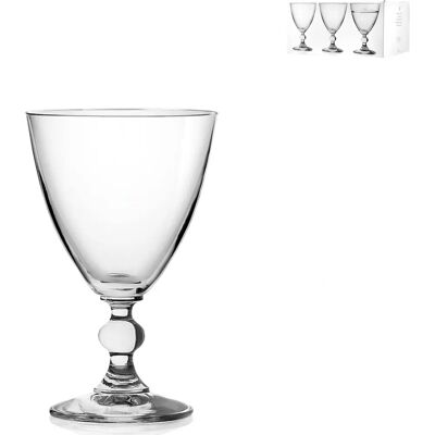 H&H Ensemble de 6 Verres à Vin Splendor Transparent - Wine Glasses - Publicité H&H Ensemble de 6 Verres à Vin Splendor Transparent - Wine Glasses - Publicité