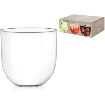 H&H Drop Glass Set - 6pcs, 380cc H&H Drop Glass Set - 6pcs, 380cc