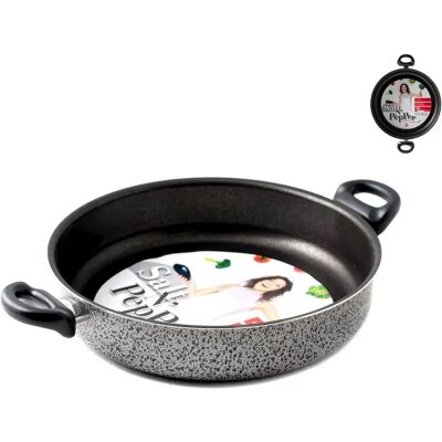 HOME 20 cm Többszínű Tapadástól Mentes Sót és Borsot Tartalmazó Serpenyő HOME 20 cm Többszínű Tapadástól Mentes Sót és Borsot Tartalmazó Serpenyő