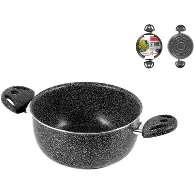 Home Modèle Inconnu - Casserole en pierre antiadhésive - 16cm Home Modèle Inconnu - Casserole en pierre antiadhésive - 16cm