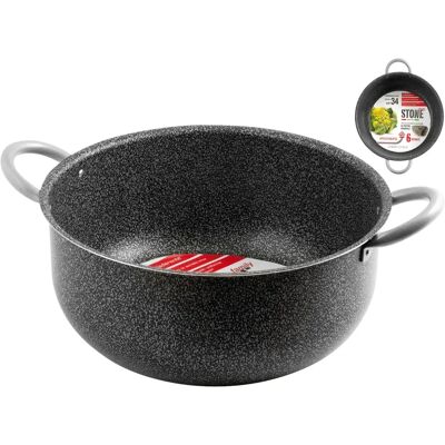 Home Family Stone 34cm Sartén antiadherente - Cazuela Home Family Stone 34cm Sartén antiadherente - Cazuela