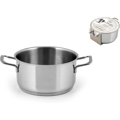 H&H Elodie Ustensiles en Acier Inoxydable Base d'Induction - 16L H&H Elodie Ustensiles en Acier Inoxydable Base d'Induction - 16L