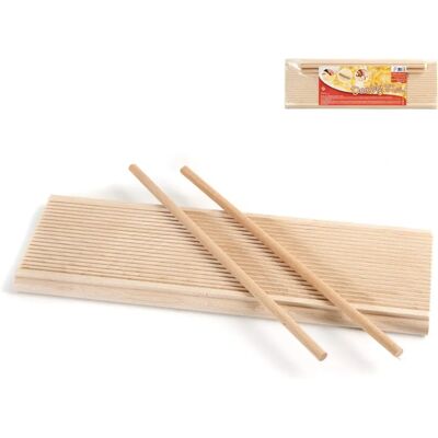 Home Riga Gnocchi Doppiouso en Bois - Ustensile de Cuisine - 37x12cm Home Riga Gnocchi Doppiouso en Bois - Ustensile de Cuisine - 37x12cm