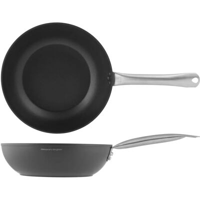 H&H Lifestyle Wok Alessandro Borghese Inox Qualità - Wok H&H Lifestyle Wok Alessandro Borghese Inox Qualità - Wok