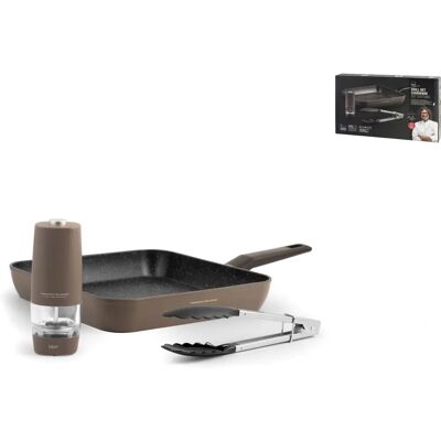 H-H 9985700 Set de Sartén y Parrilla - 28cm, Antiadherente, Inducción H-H 9985700 Set de Sartén y Parrilla - 28cm, Antiadherente, Inducción