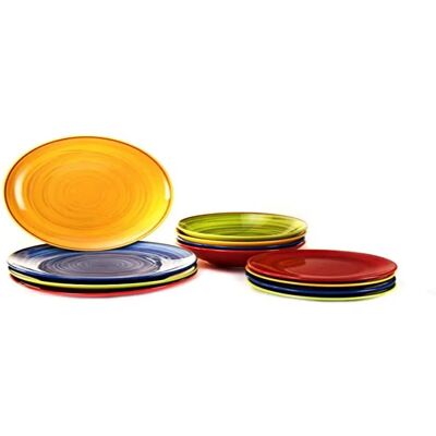 Pengo S.p.A. Model 8003512781407 - Ronde bordenset - Volledig servies voor 4 Pengo S.p.A. Model 8003512781407 - Ronde bordenset - Volledig servies voor 4