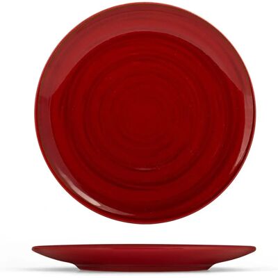 Set de platos de fruta de cerámica roja H&H Set de platos de fruta de cerámica roja H&H