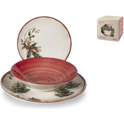 H&H 1552700 Meerkleurig Steengoed 18-delig Servies H&H 1552700 Meerkleurig Steengoed 18-delig Servies