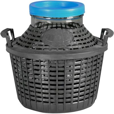 Hem Glasfermenteringskruka med Plastkorg - 5L Hem Glasfermenteringskruka med Plastkorg - 5L