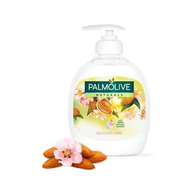Savon liquide pour les mains au lait d'amande Palmolive Naturals 300ml - Publicité Savon liquide pour les mains au lait d'amande Palmolive Naturals 300ml - Publicité