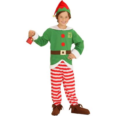 Costume d'elfe Widmann pour enfants - Modèle 128 cm, Vert/Rouge/Blanc - Noël Costume d'elfe Widmann pour enfants - Modèle 128 cm, Vert/Rouge/Blanc - Noël