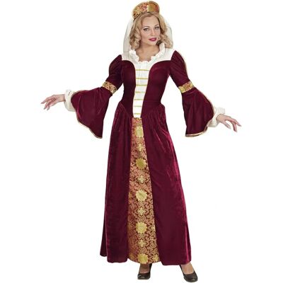 Widmann Regina Medievale - Vestito, sottogonna e velo - Costume Widmann Regina Medievale - Vestito, sottogonna e velo - Costume