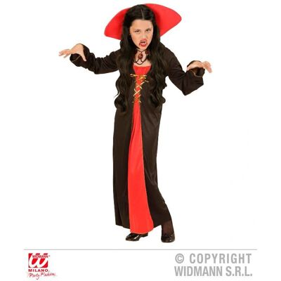 WIDMANN 00426 Costume da Vampira Vittoriana per Bambine WIDMANN 00426 Costume da Vampira Vittoriana per Bambine