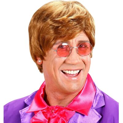 Perücke de Elton John auburn pour adulte - Accessoire de déguisement Perücke de Elton John auburn pour adulte - Accessoire de déguisement