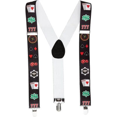 Unbranded Adults Poker Braces - braces poker belt vegas gambling fancy dress accessory Unbranded Adults Poker Braces - braces poker belt vegas gambling fancy dress accessory