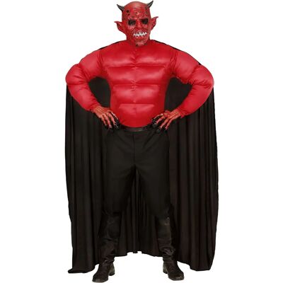 Disfraz de Diablo Musculoso Widmann XL - Disfraz Disfraz de Diablo Musculoso Widmann XL - Disfraz