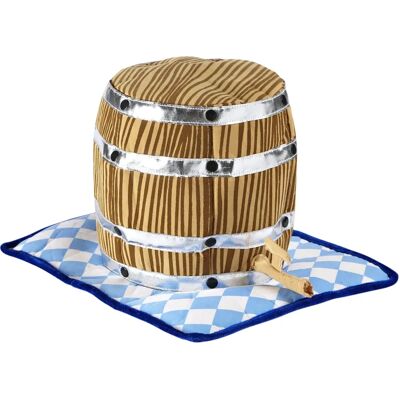e-Carnavalskleding.nl Oktoberfest Blåvitt Öl Tønde Hatt - Hatt e-Carnavalskleding.nl Oktoberfest Blåvitt Öl Tønde Hatt - Hatt