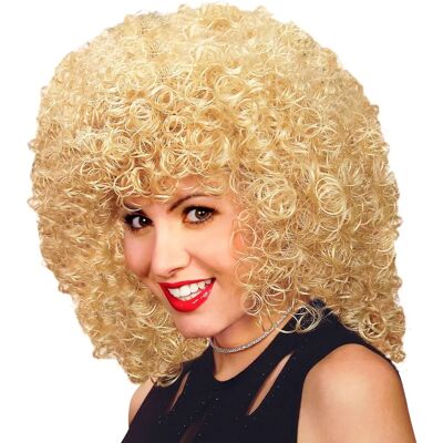 Marca Modelo Peluca rizada rubia - Peluca Marca Modelo Peluca rizada rubia - Peluca