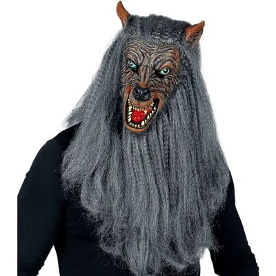 Máscara de Hombre Lobo Widmann con Pelo - Máscara de Disfraz Máscara de Hombre Lobo Widmann con Pelo - Máscara de Disfraz