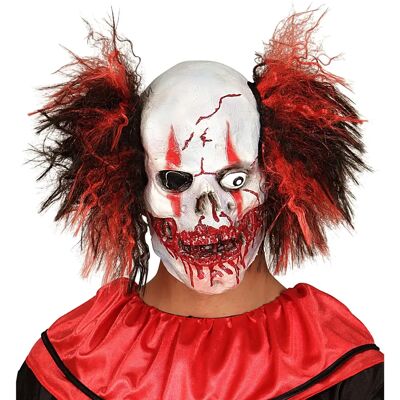 Lacey Wigs Bloedrode Clown Latexmasker - Halloween Masker Lacey Wigs Bloedrode Clown Latexmasker - Halloween Masker