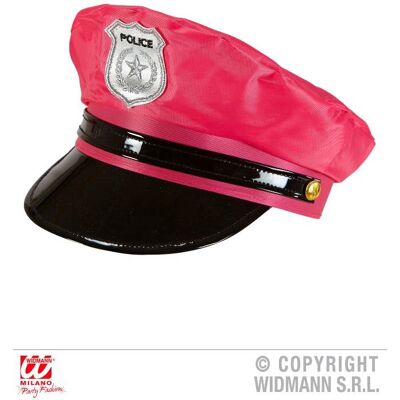 Chapeau de police rose néon WIDMANN 01098 - Accessoire - Publicité Chapeau de police rose néon WIDMANN 01098 - Accessoire - Publicité
