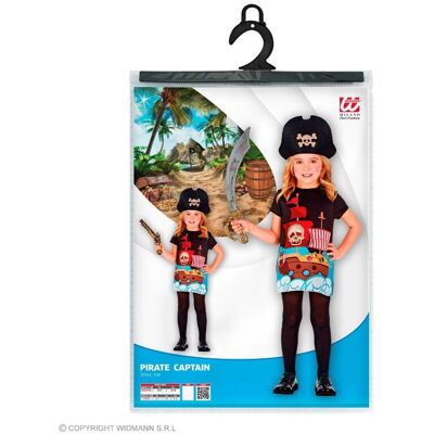 Strój piratki dla dziewczynek - Wzór statku pirackiego Strój piratki dla dziewczynek - Wzór statku pirackiego