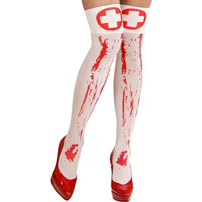 Bas nylon avec taches de sang - Finidi pour femmes Bas nylon avec taches de sang - Finidi pour femmes