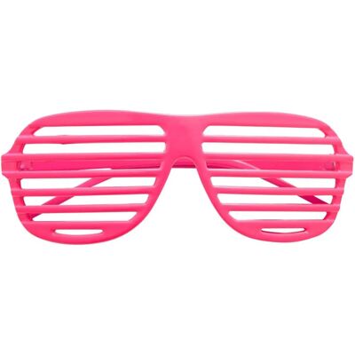 Lunettes rose néon Finidi - Unisexe - Publicité Lunettes rose néon Finidi - Unisexe - Publicité