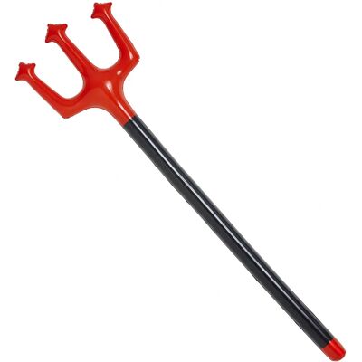 Fourche gonflable de 105cm - Décor de diable Halloween - Accessoire de fête - Publicité Fourche gonflable de 105cm - Décor de diable Halloween - Accessoire de fête - Publicité