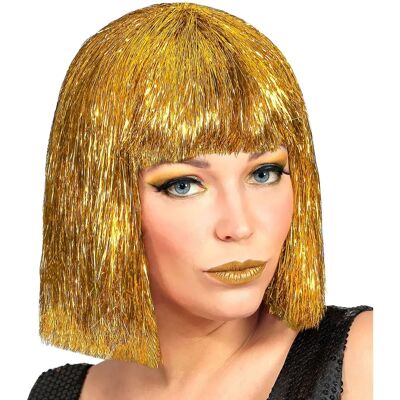 Widmann Guld Glitter Parykk - One size vuxen Widmann Guld Glitter Parykk - One size vuxen