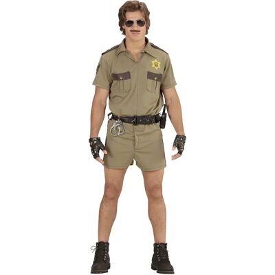 California Highway Patrol Officer Costume - Men's Sheriff Shirt & Shorts California Highway Patrol Officer Costume - Men's Sheriff Shirt & Shorts