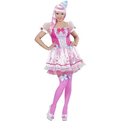 Robe cupcake rose avec mini chapeau - Costume Robe cupcake rose avec mini chapeau - Costume