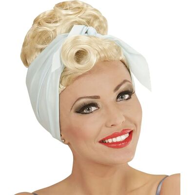 Widmann Blonde Rockabella-perruik met haarband - Pruik Widmann Blonde Rockabella-perruik met haarband - Pruik