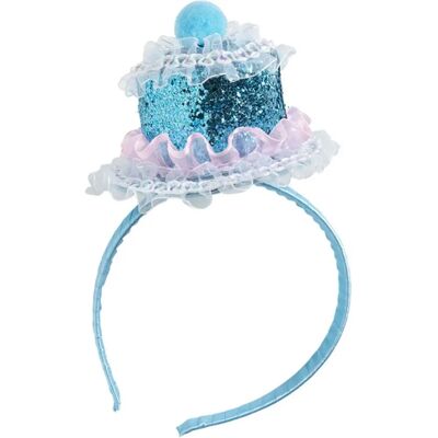 Mini torta alakú glitter kalapú - Különböző színek Mini torta alakú glitter kalapú - Különböző színek