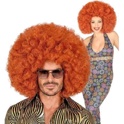 Perücke Afro Cuivrée - Grand Volume et Fixation Élastique Perücke Afro Cuivrée - Grand Volume et Fixation Élastique