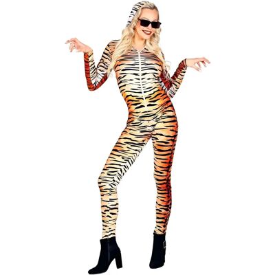 Déguisement de tigresse pour adulte - Matériau léger, Capuche, Taille L/XL - Costume Déguisement de tigresse pour adulte - Matériau léger, Capuche, Taille L/XL - Costume