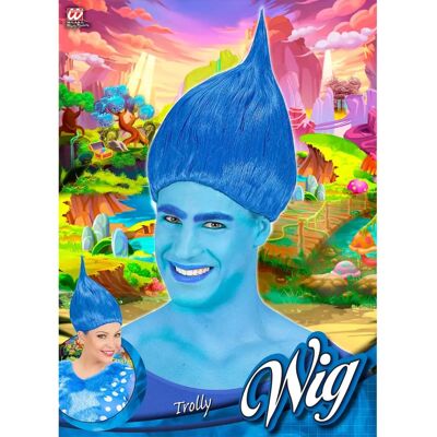 e-Carnavalskleding.nl Blue Troll Wig - Unisex Costume Accessory e-Carnavalskleding.nl Blue Troll Wig - Unisex Costume Accessory