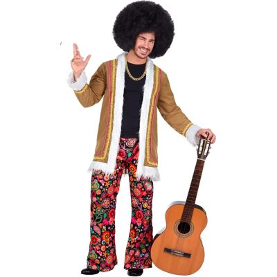 Harvard Herr Woodstock Hippie Kostym - Maskeradfest Harvard Herr Woodstock Hippie Kostym - Maskeradfest