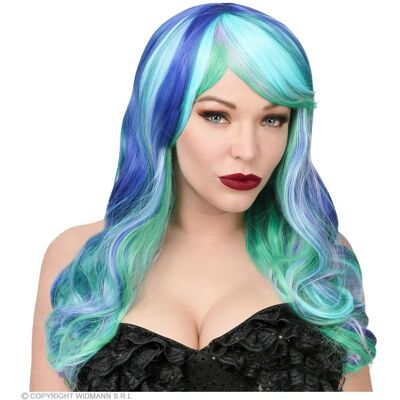 Wig Syrenka Czarna Widmann - Karnawał & Kostium Wig Syrenka Czarna Widmann - Karnawał & Kostium