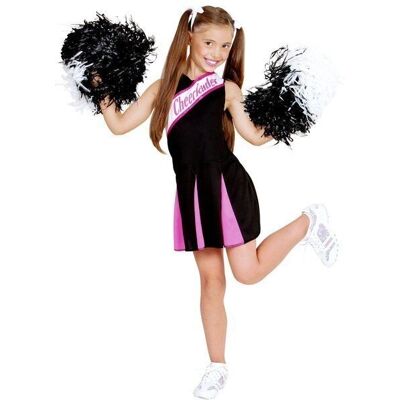 Marca Modello Costume da cheerleader Rosa Nero - Costumi Marca Modello Costume da cheerleader Rosa Nero - Costumi
