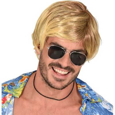 Blonde Synthetische Surfer Pruik - Pruiken Blonde Synthetische Surfer Pruik - Pruiken