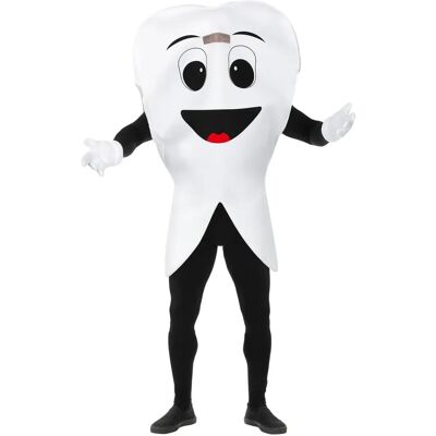 Widmann Unisex Tooth Costume - L Size for Adults - Halloween & Carnival Widmann Unisex Tooth Costume - L Size for Adults - Halloween & Carnival