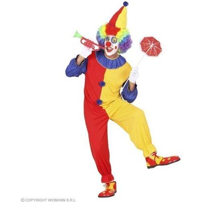 Costume da clown adulto grande - WIDMANN Costume da clown adulto grande - WIDMANN