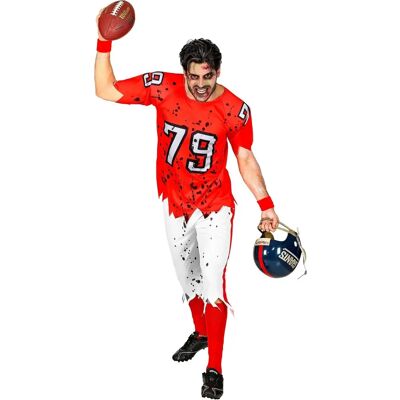 Widmann Zombie American Football Kostym - Mann Widmann Zombie American Football Kostym - Mann