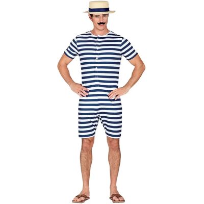 Widmann Retro 1950s Blue Men's Swimsuit - Swimsuit Widmann Retro 1950s Blue Men's Swimsuit - Swimsuit