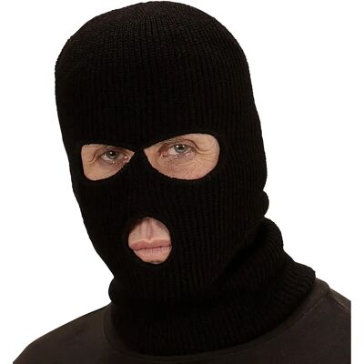 Widmann Passamontagna Black Fabric Balaclava - Balaclava Widmann Passamontagna Black Fabric Balaclava - Balaclava