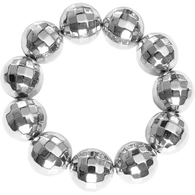 My Other Me Pulsera de bola de disco de plata - Talla única My Other Me Pulsera de bola de disco de plata - Talla única
